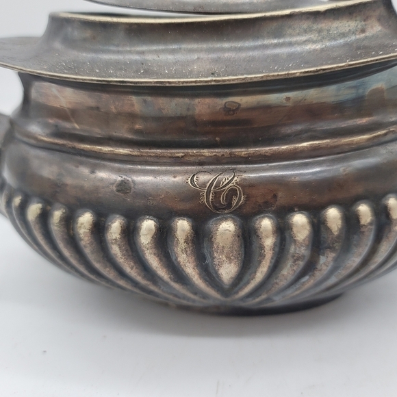 Vintage Gorgeous Sheffield Silver Plate Coffee Pot Teapot EPNS  England Art Deco - Picture 2 of 11